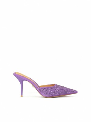 Mules Kazar Caitlin Damskie Fioletowe | 263VZTNLG