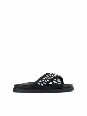 Mules Kazar Camiri Damskie Czarne | 213UHDSWK