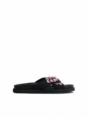 Mules Kazar Camiri Damskie Czarne | 548QNITJW