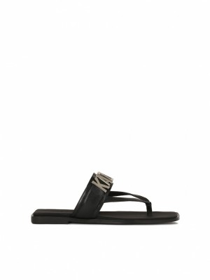 Mules Kazar Catania Damskie Czarne | 674UMDFAB