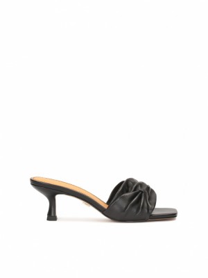 Mules Kazar Crete Damskie Czarne | 854WGORTJ