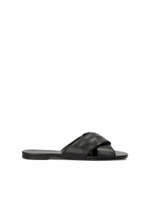 Mules Kazar Elanie Damskie Czarne | 510FSQXNJ