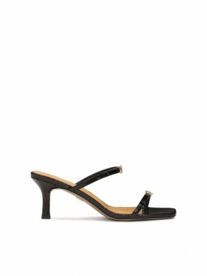 Mules Kazar Lily Damskie Czarne | 852CMVPTF