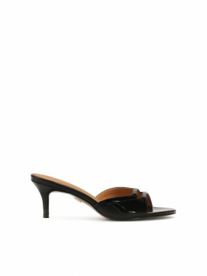 Mules Kazar Lucia Damskie Czarne | 254ENHXFQ