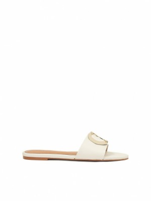 Mules Kazar Matilda Damskie Białe | 236VFZCPJ