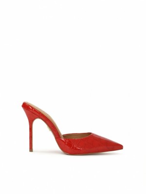 Mules Kazar New Bianca Damskie Czerwone | 348HRGJCS
