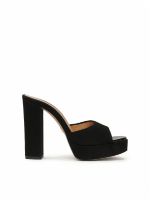 Mules Kazar Oppia Damskie Czarne | 593VNMJOE