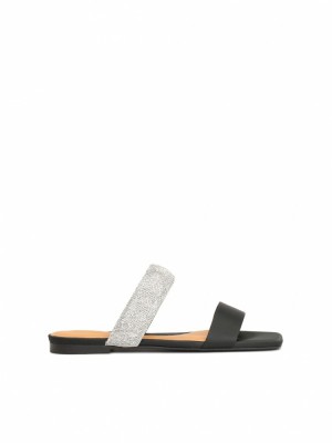 Mules Kazar Rubis Damskie Czarne | 795BSYTFR