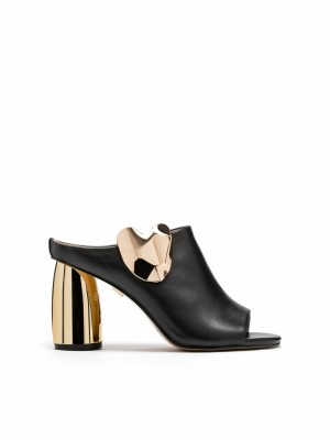 Mules Kazar Vicky Damskie Czarne | 364AEXBHM