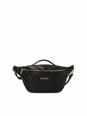 Torba Na Talię Kazar Midnight Damskie Czarne | 372FPIMGZ