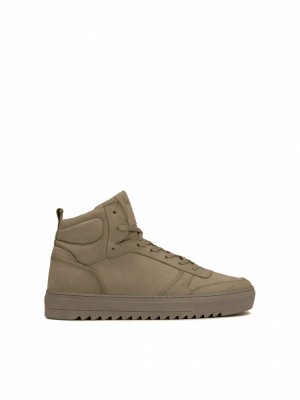 Trampki Kazar Colm Męskie Khaki | 571NVLBAY