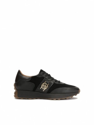 Trampki Kazar Jordan Damskie Czarne | 607NCOJZA