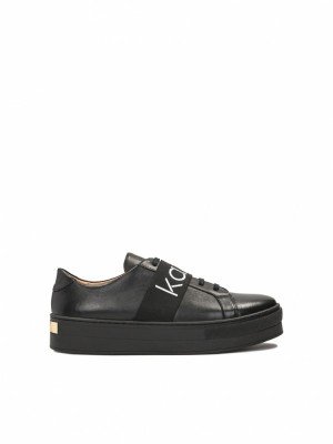 Trampki Kazar Oasis Damskie Czarne | 241ADINMB